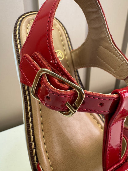 Sandália Infantil Maitê Vermelha - Gracia