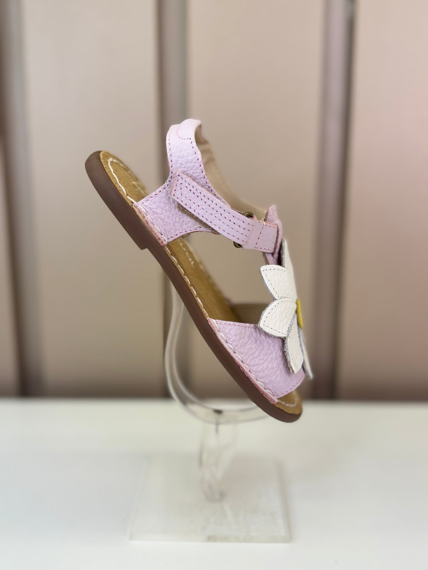 Sandália Infantil Carrossel Lilac/Flor Margarida - Petit Cheval