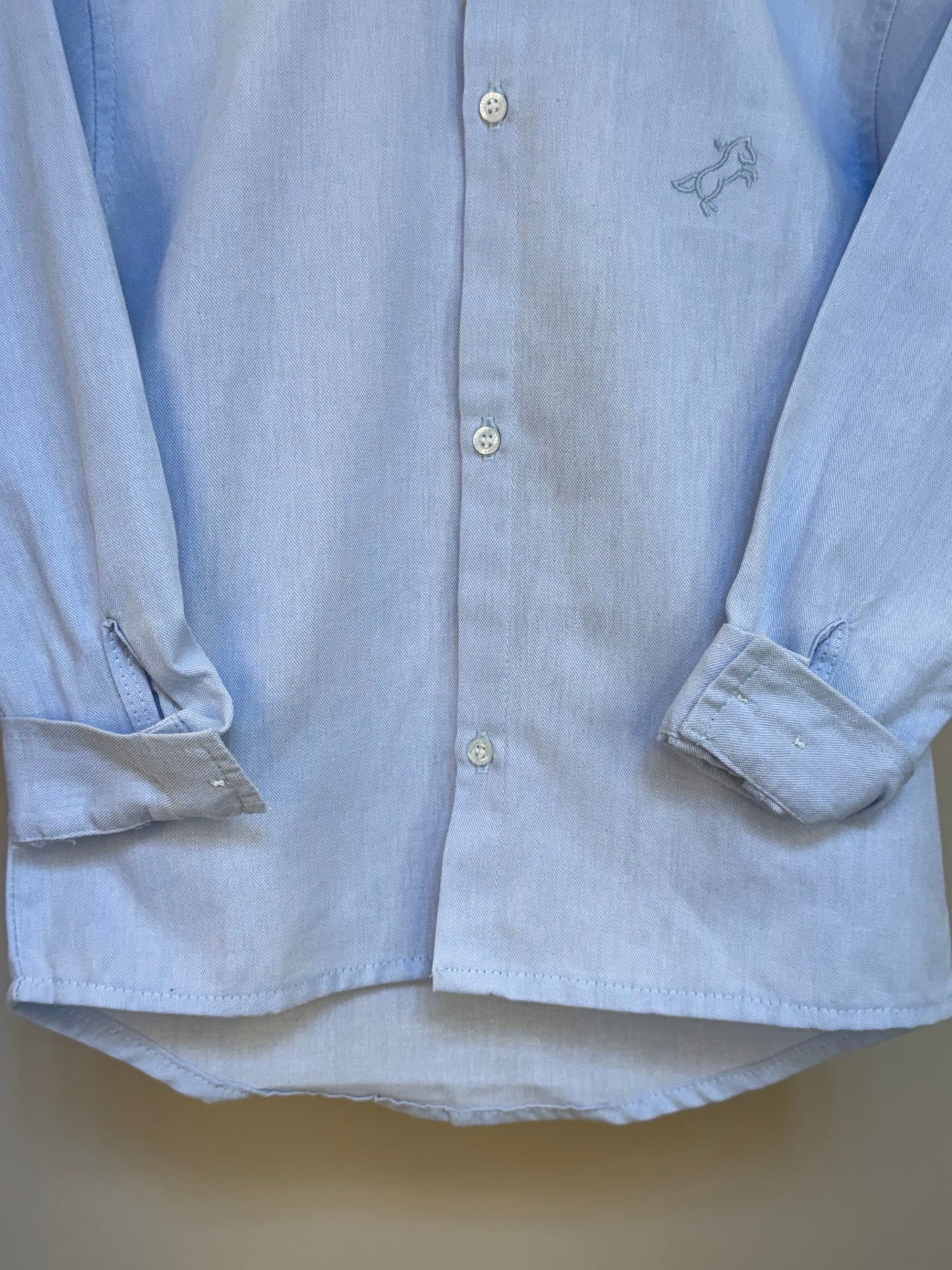 Camisa Tricoline Azul - Dame
