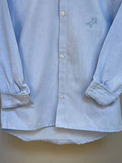 Camisa Tricoline Azul - Dame