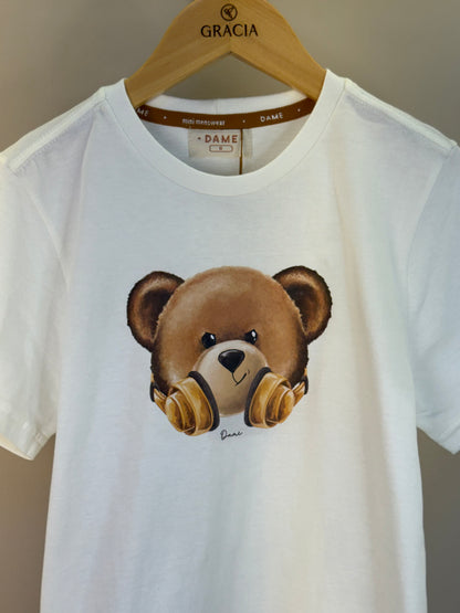 Camiseta Infantil Teddy Fone Off - Dame