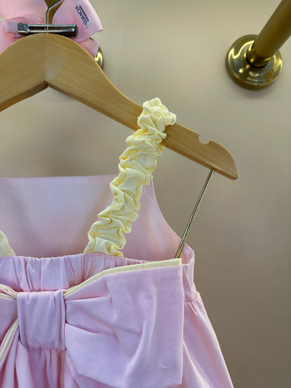 Vestido Infantil Borboletas e Rosas - Gabriela Aquarela
