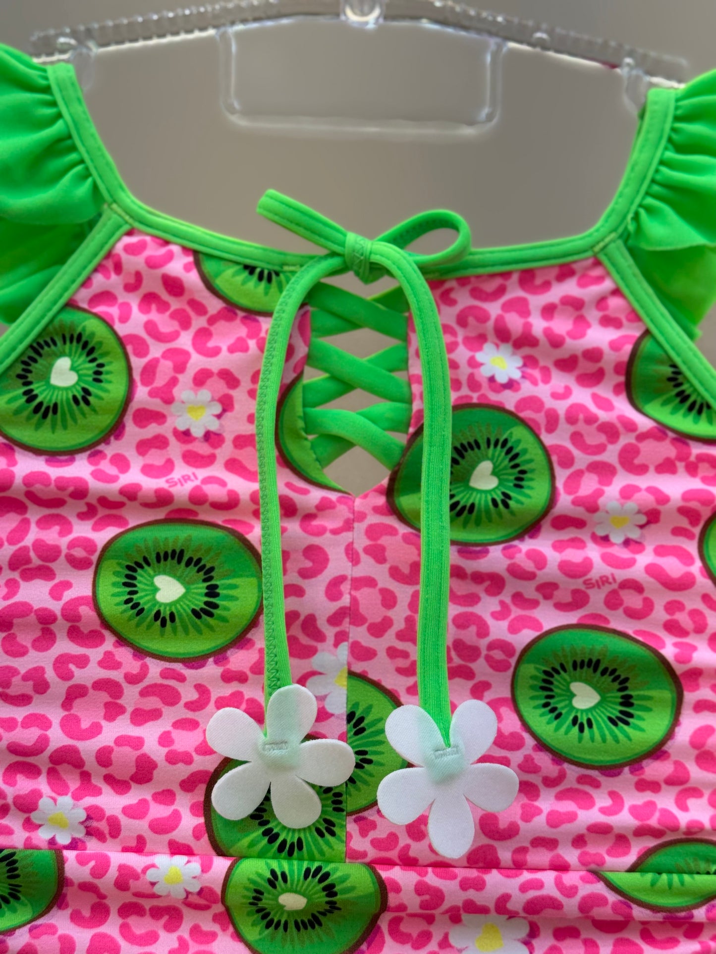 Maiô Infantil Inter Lana Aplic Est Kiwi - Siri Kids