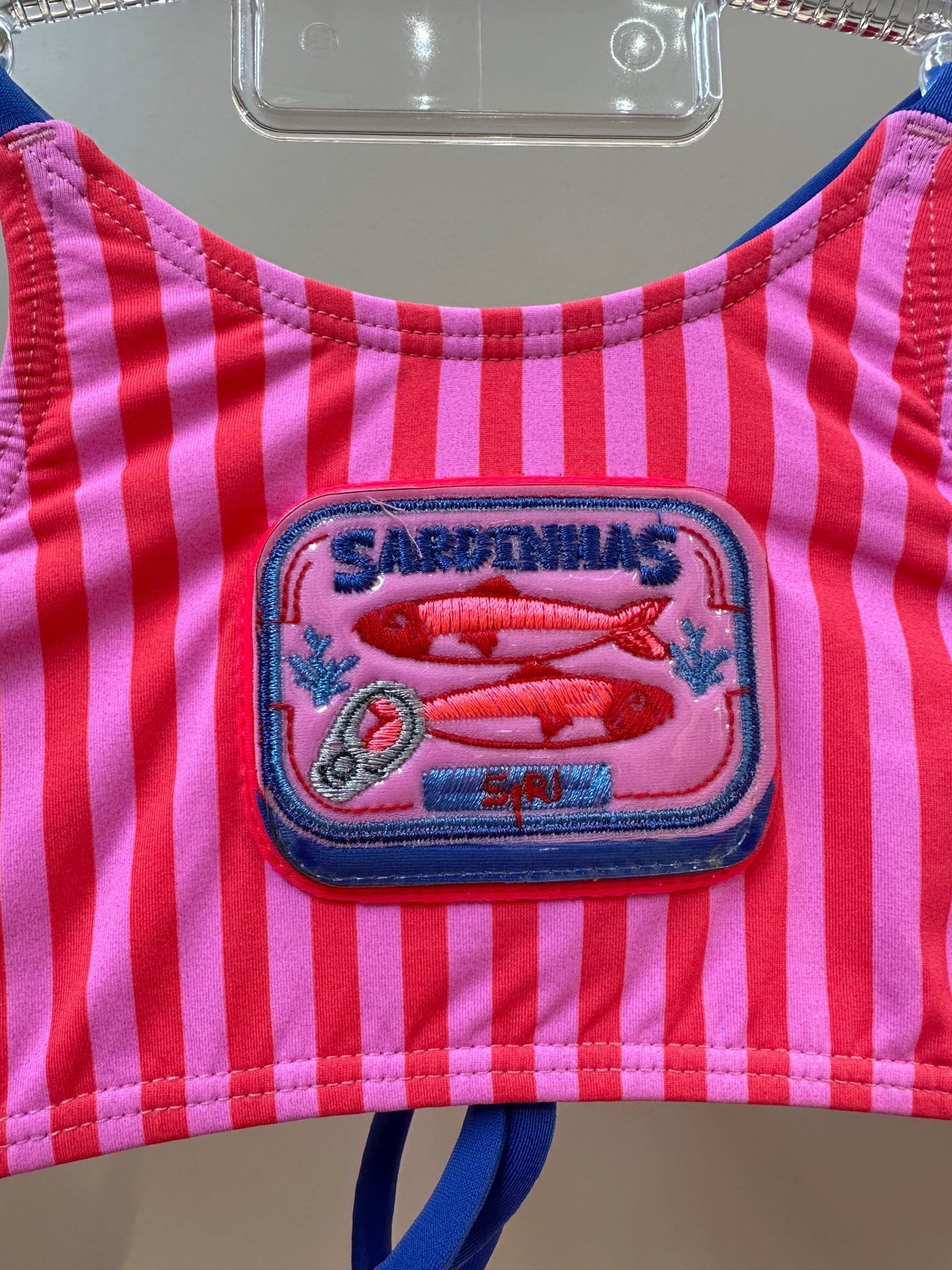 Biquíni Infantil Cropped Tamy Est. Sardinha - Siri Kids