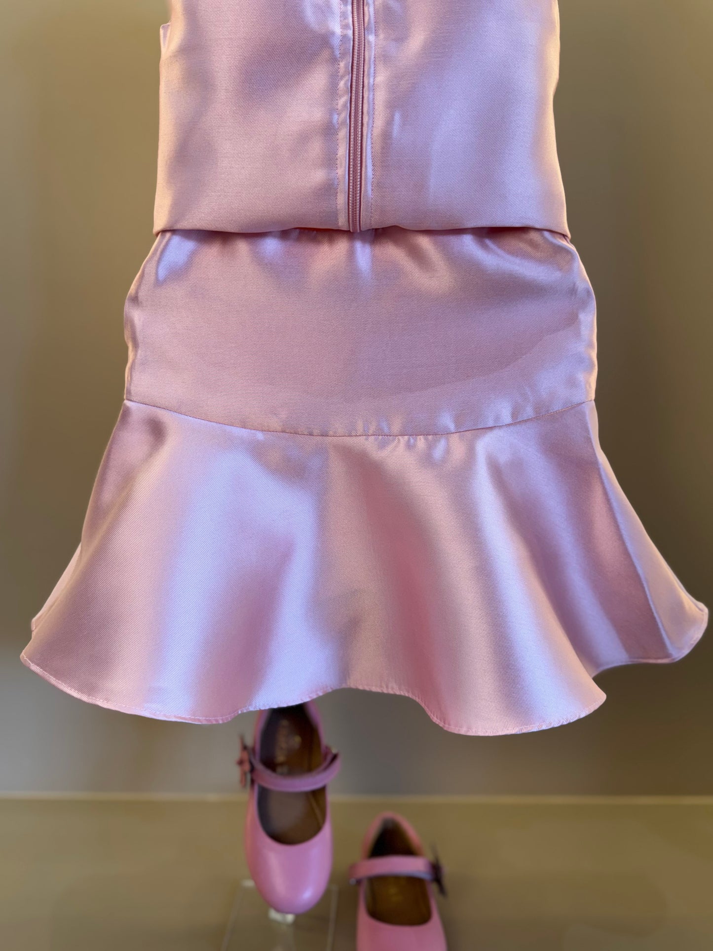 Conjunto Infantil Zibeline Strass Blusa e Saia Rosa - Petit Cherie