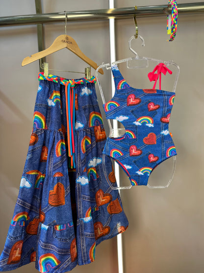 Maiô Infantil Laura Siri Lover - Siri Kids