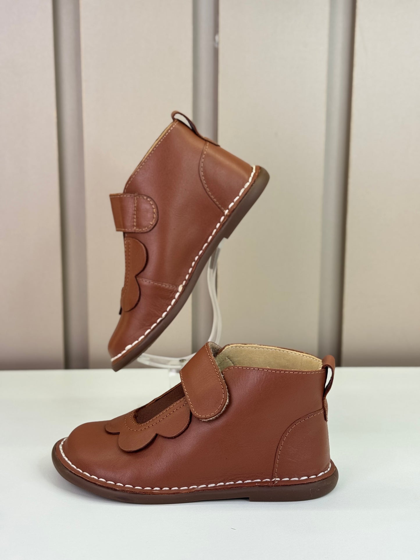 Bota Infantil Couro Bem-Me-Quer Cuia - Petit Cheval