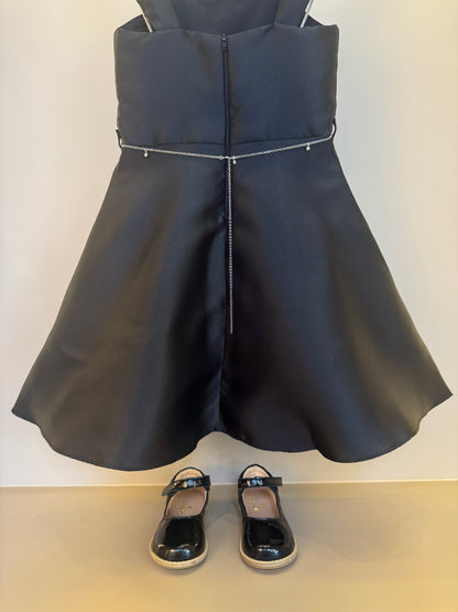 Vestido Infantil Zibeline com Cinto de Corrente - Petit Cherie