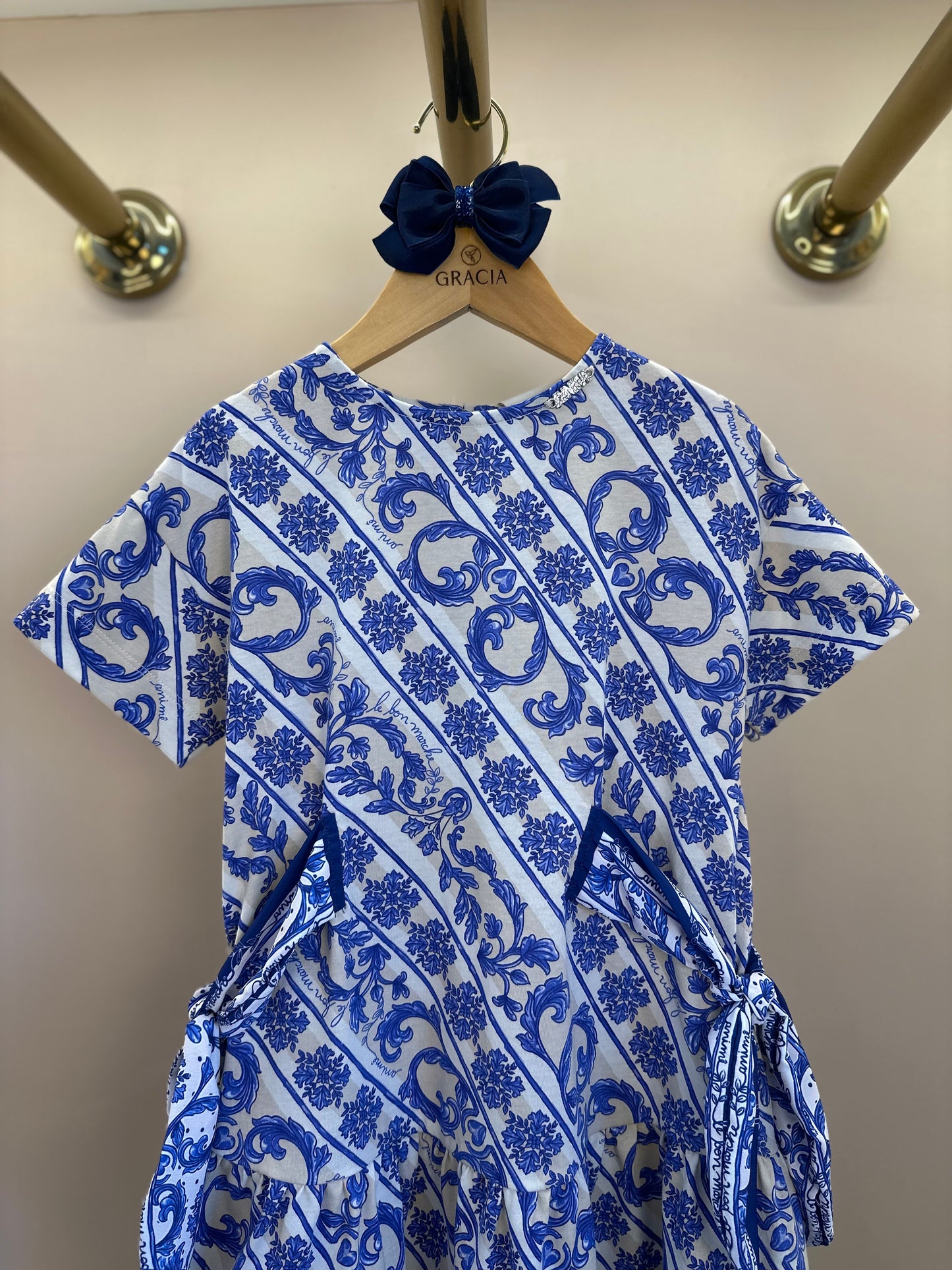 Vestido Infantil Flores DG - Animê