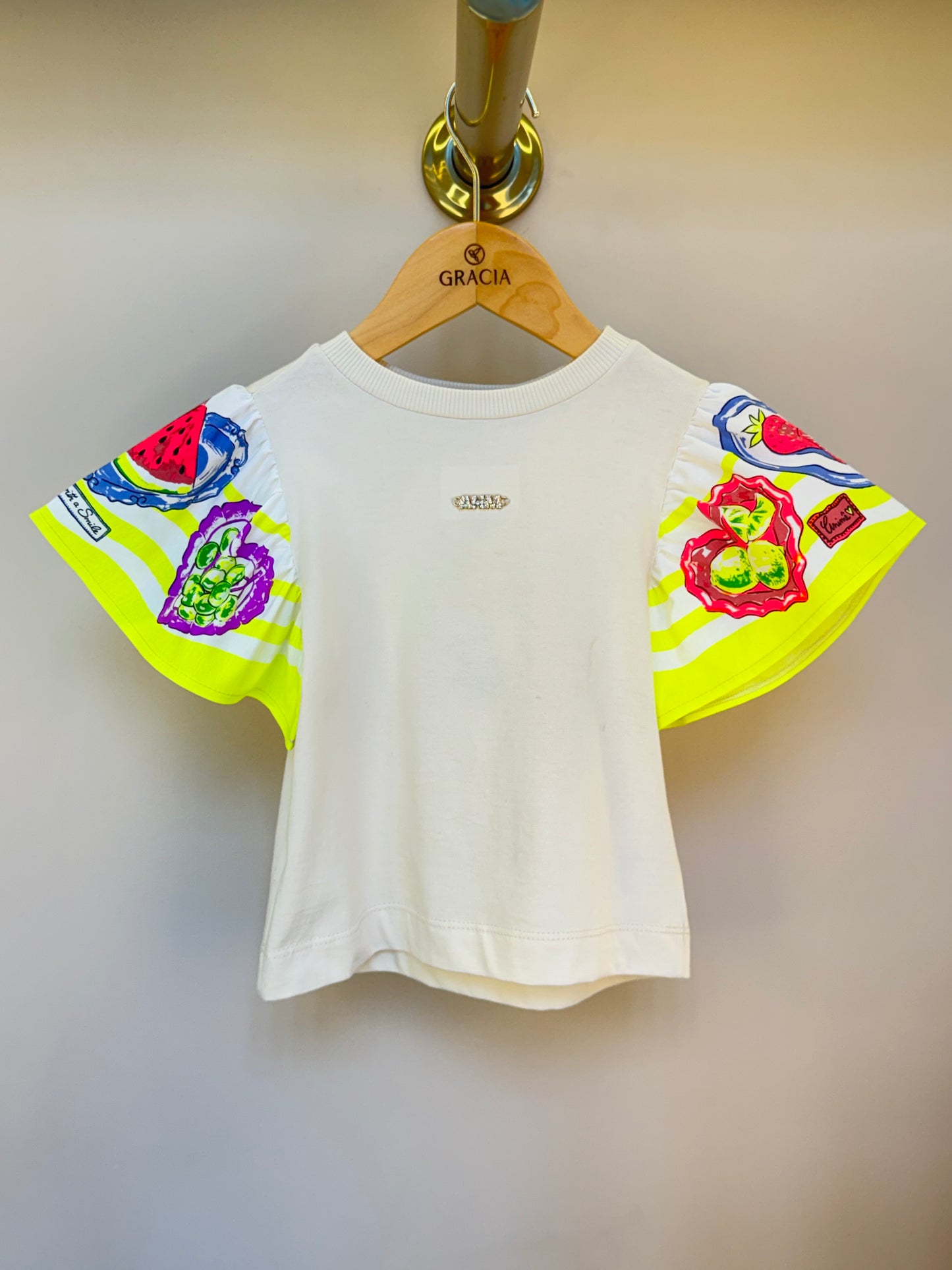 Blusa Infantil Mangas Amplas Frutas - Animê