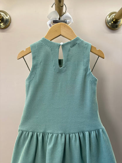 Vestido Infantil Jumper Detalhe Pala e Laço Verde - Beabá