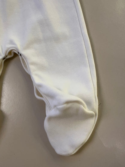 Saída de Maternidade Algodão Bebê Gola Renda Luxo - Roana