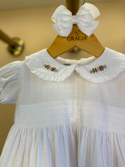 Vestido Bebê Daniela Branco - Gracia