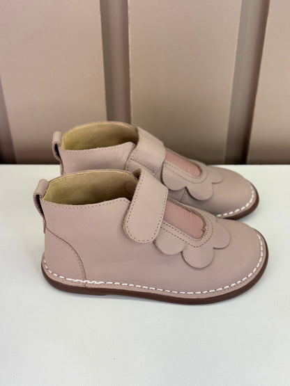 Bota Infantil Couro Bem-Me-Quer Rose - Petit Cheval
