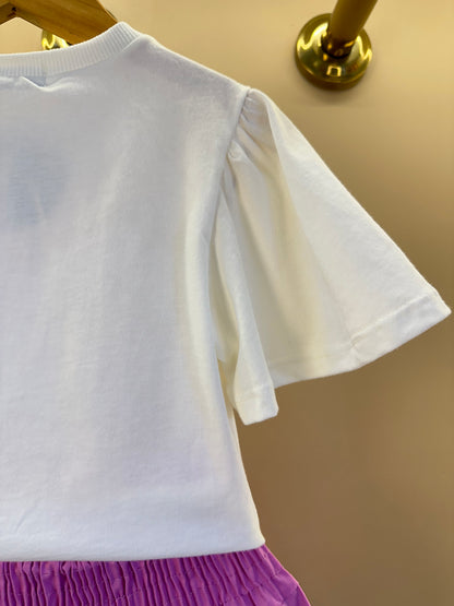 Conjunto Infantil La Dolce Vita e Saia Cós de Elástico Franzido - Momi