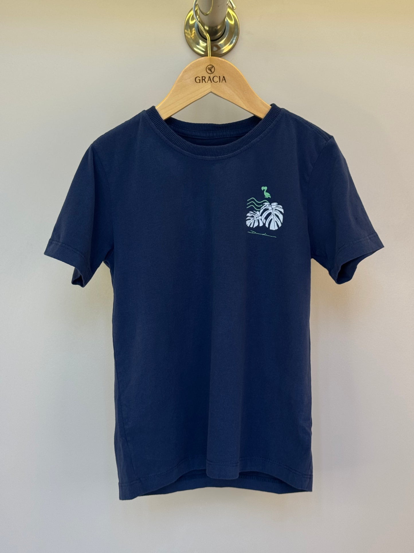 Camiseta Infantil Algodão Folhas - Dudes