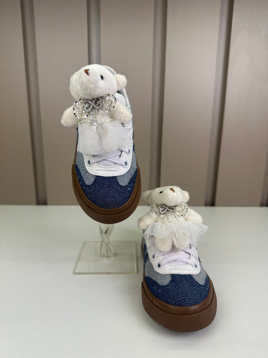 Tênis Infantil Casual Jeans Ursinha - Luluzinha