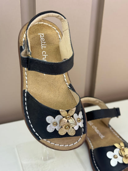 Sandália Infantil Jardim Noir - Petit Cheval