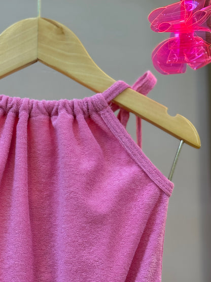 Macaquinho Infantil Tais Rosa  Claro - Siri Kids