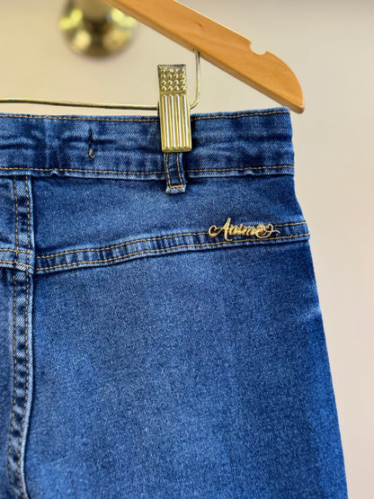 Calça Jeans Infantil Conceito Bolsos Bordados - Animê