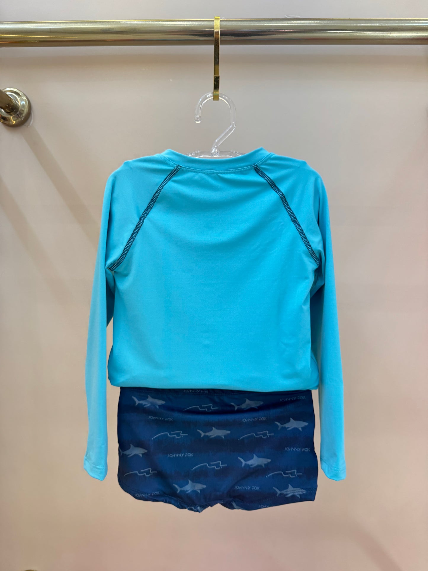 Conjunto Infantil Blusa Manga Longa Solar e Sunga Aquarius - Little Johnny