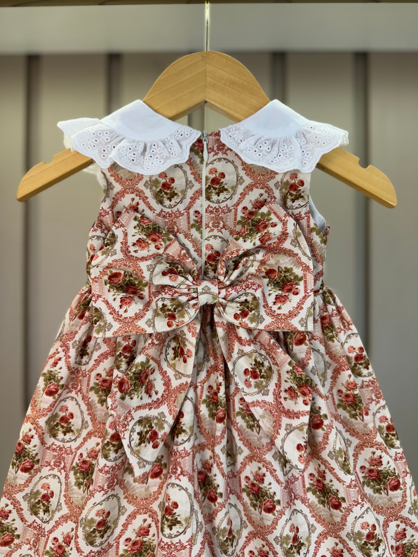 Vestido Bebê Floral Provençal com Faixa - Roana