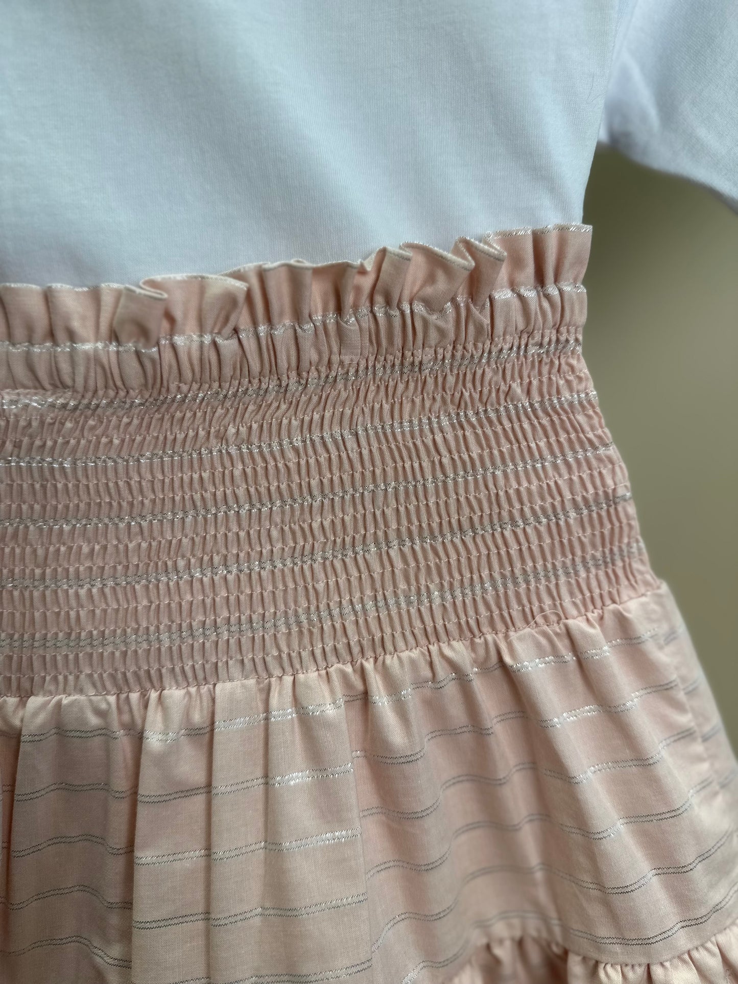 Conjunto Teen Camiseta Oversized All Need e Saia Listrada Lurex - Two In