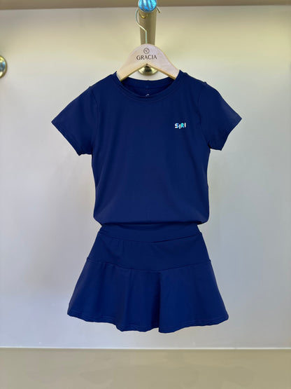 Blusa Infantil Maria New Trip Marinho - Siri Sport