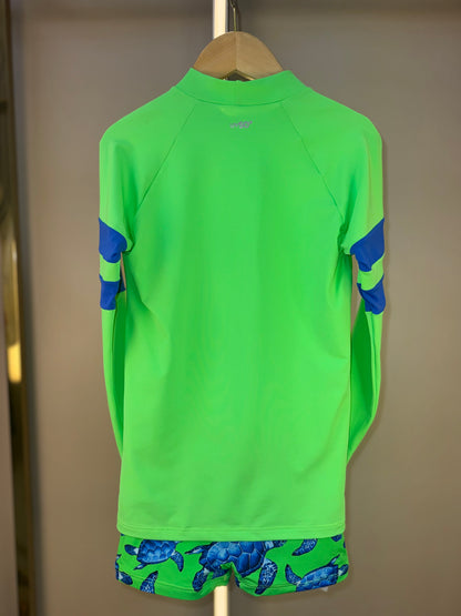 Conjunto Infantil Blusa de Proteção e Sunga Arthur Turtle - Siri Kids
