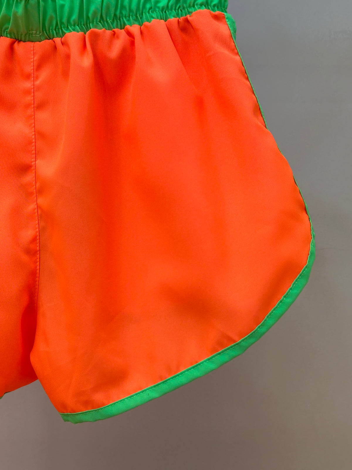 Shorts Infantil Letícia Laranja Fluor - Siri Kids