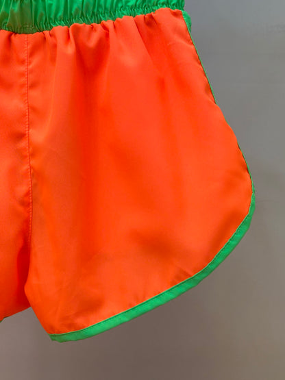 Shorts Infantil Letícia Laranja Fluor - Siri Kids