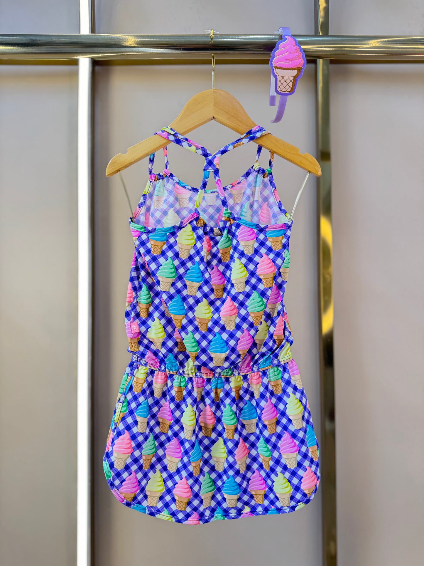 Vestido infantil Cris Ice Cream - Siri Kids