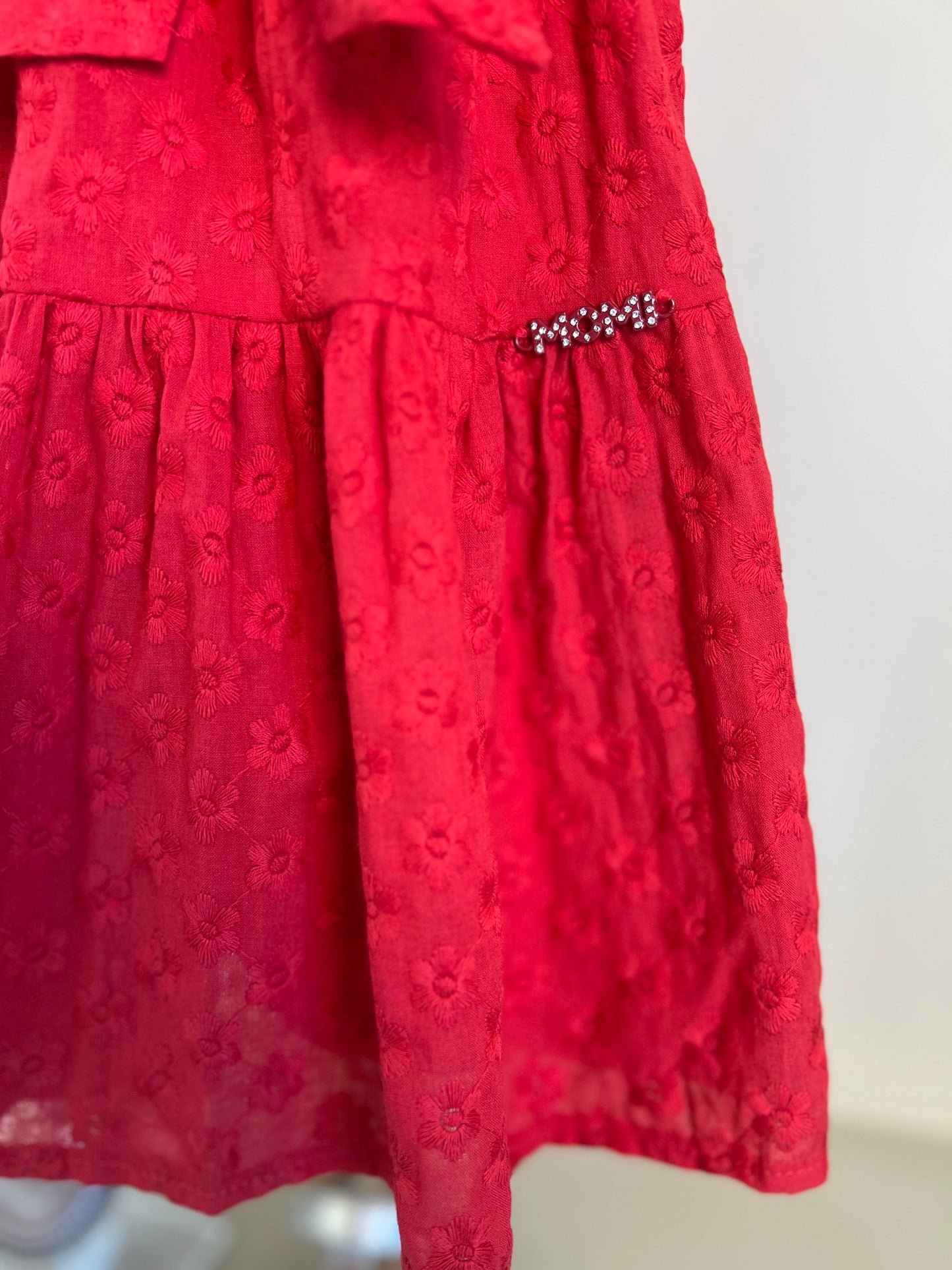 Vestido Infantil Mangas Balonê Laise - Momi