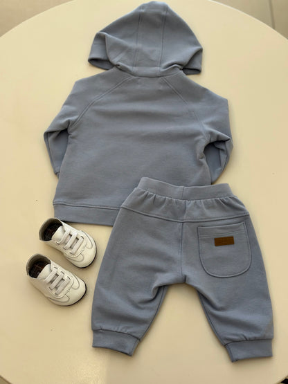 Conjunto Bebê Moletom Agasalho e Calça Teddy Bethoven Delavê - Dame