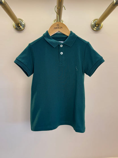 Polo Infantil Piquet Básica Verde - Reserva Mini