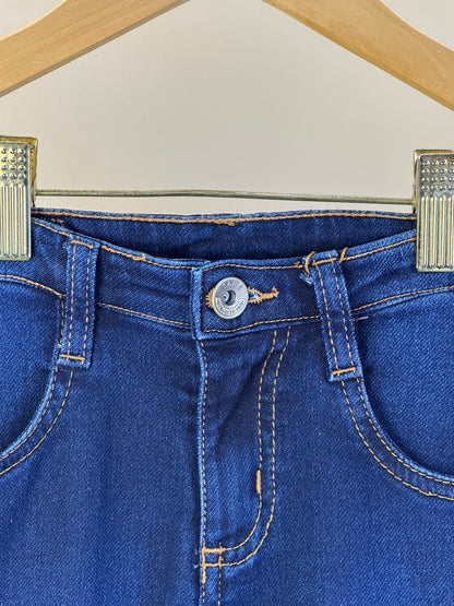 Calça Infantil Skinny Elastano marinho Jeans - Dame