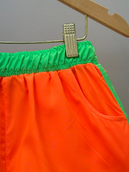 Shorts Infantil Letícia Laranja Fluor - Siri Kids