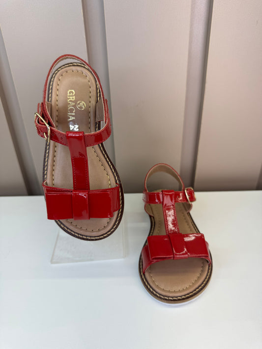 Sandália Infantil Maitê Vermelha - Gracia
