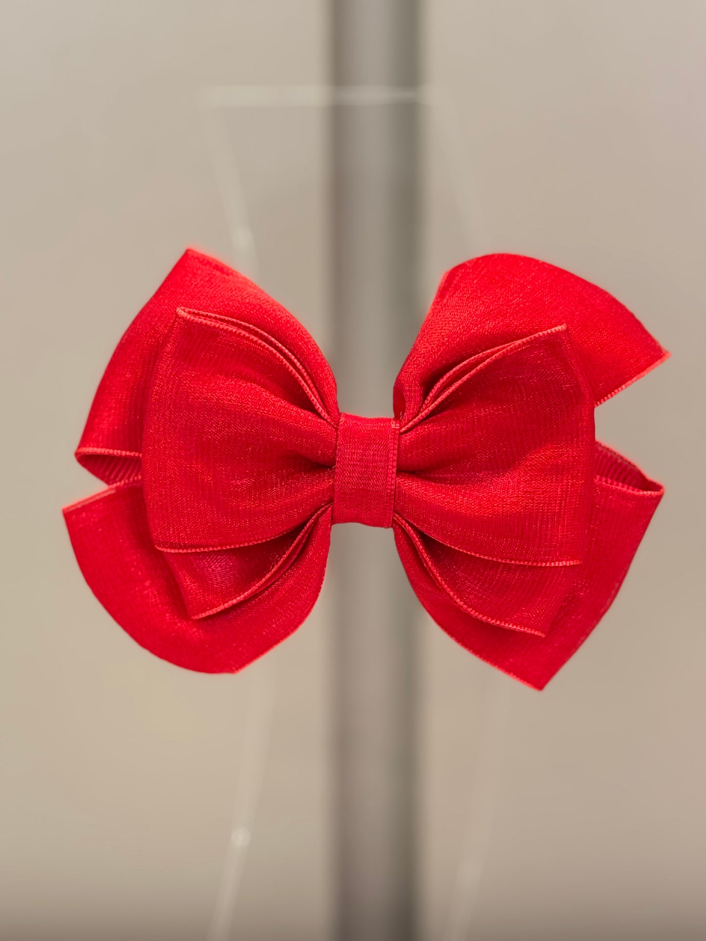 Laço Infantil Special All Organza Vermelho Clássico Tam. M - Gracia