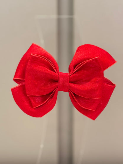 Laço Infantil Special All Organza Vermelho Clássico Tam. M - Gracia
