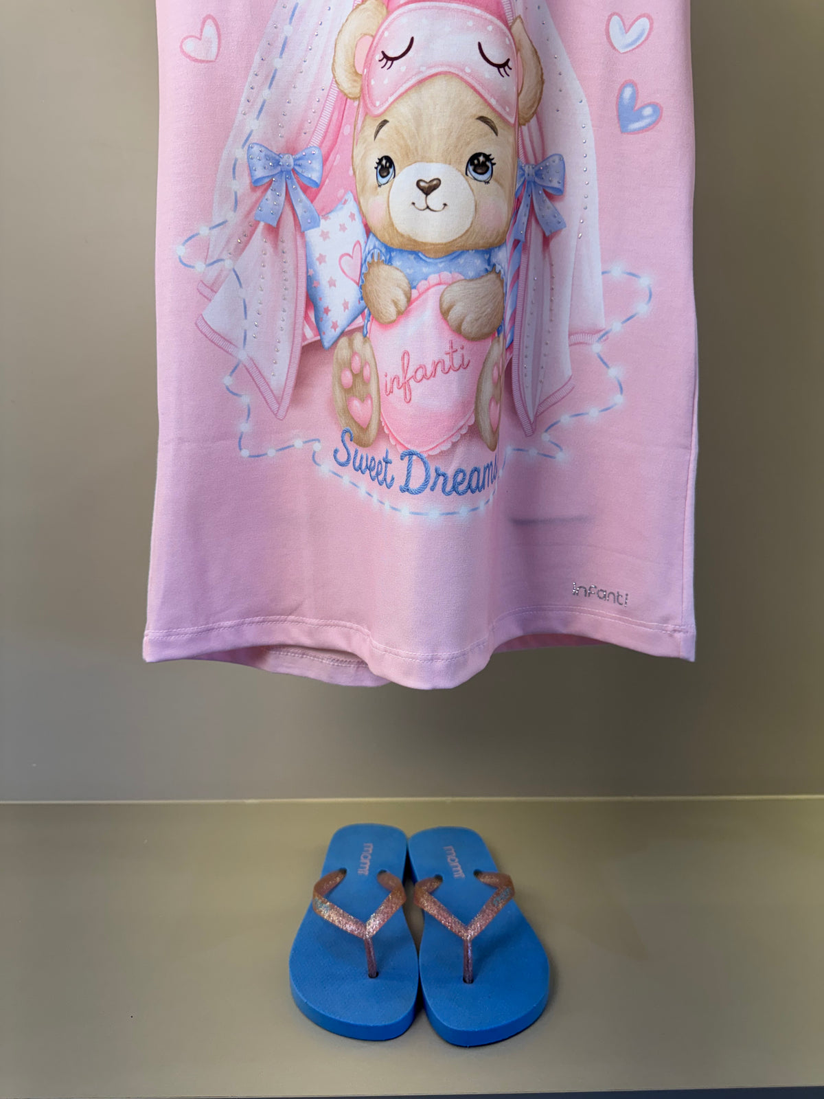 Camisola Infantil Pijama Ursinha - Infanti