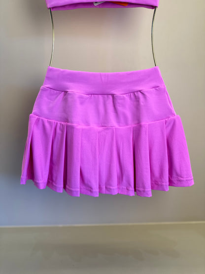 Conjunto Infantil Top Sara e Saia Lorena Patinação Rosa - Siri Sport