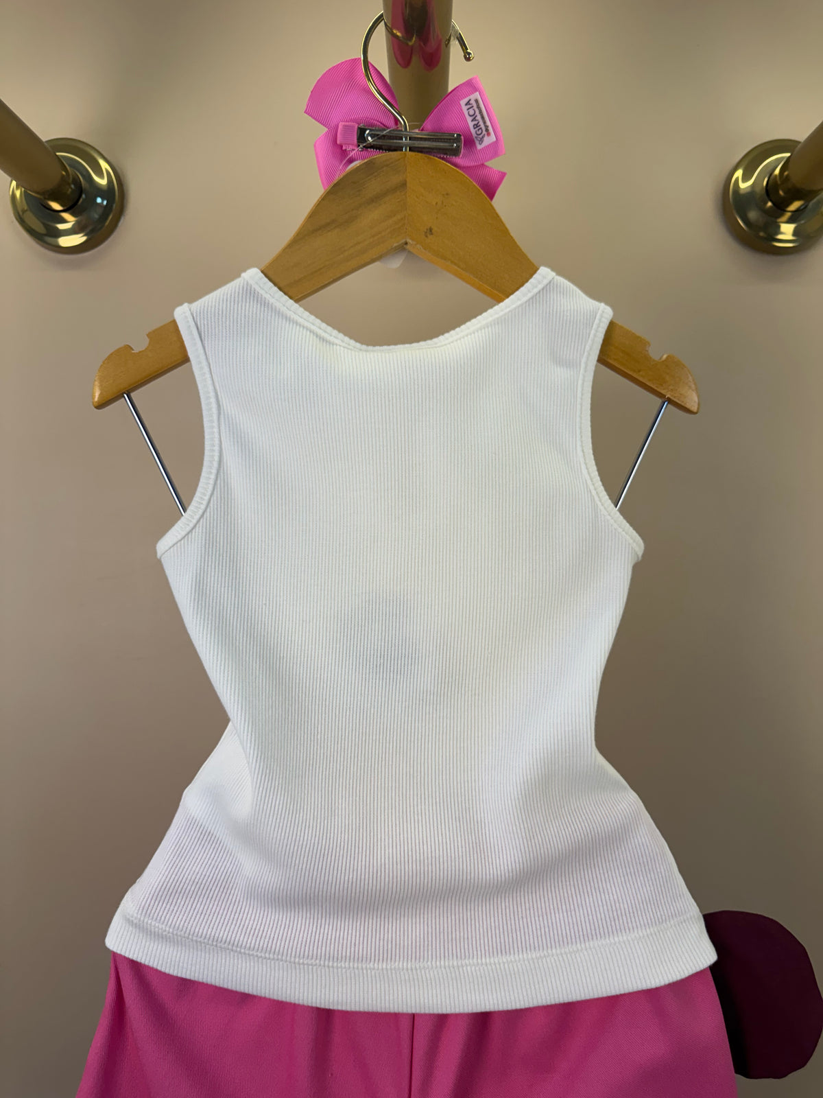 Conjunto Infantil Blusa e Shorts Saia Minnie Mouse - Animê