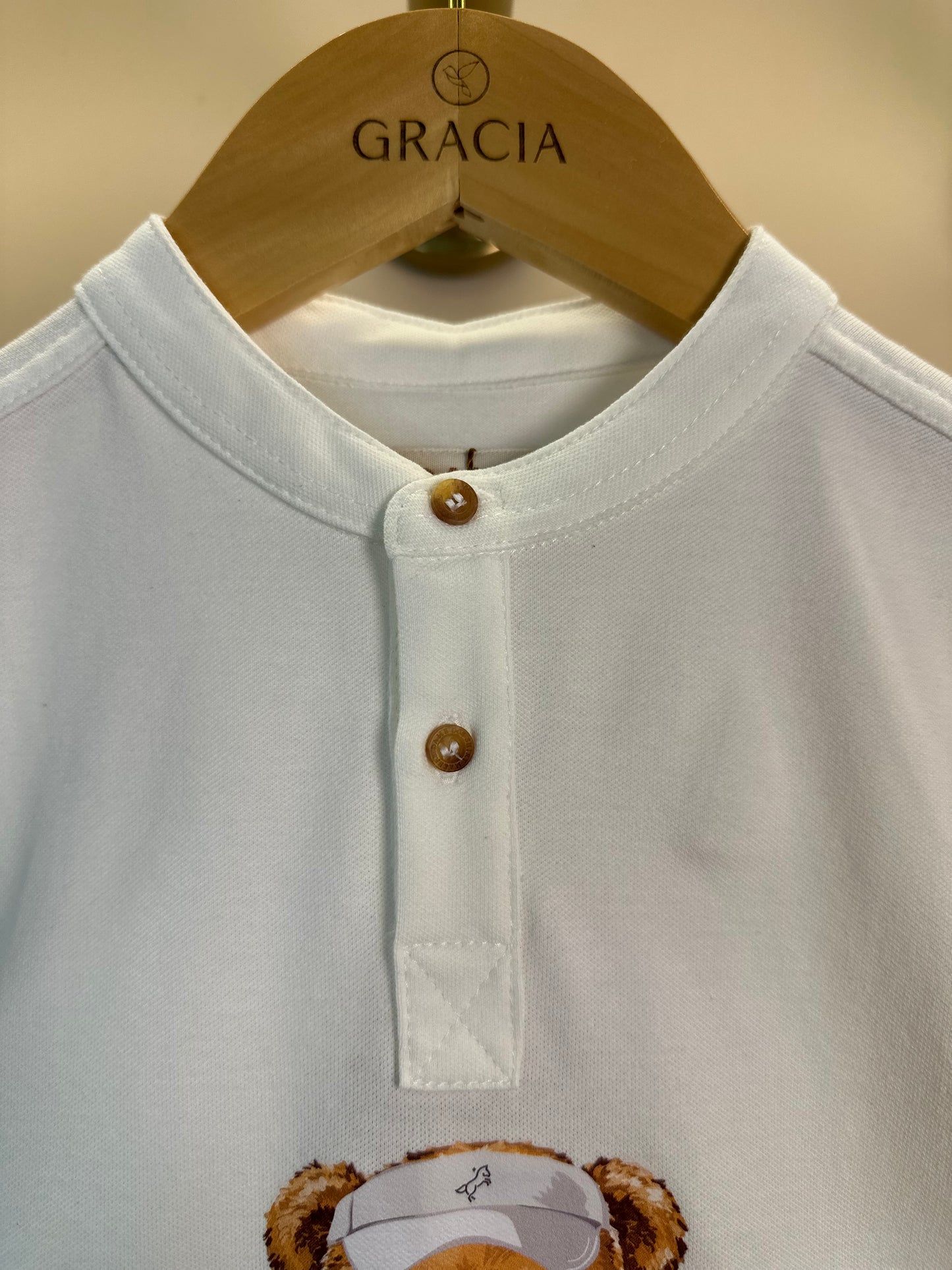 Polo Piquet Infantil Teddy Tennis Off - Dame