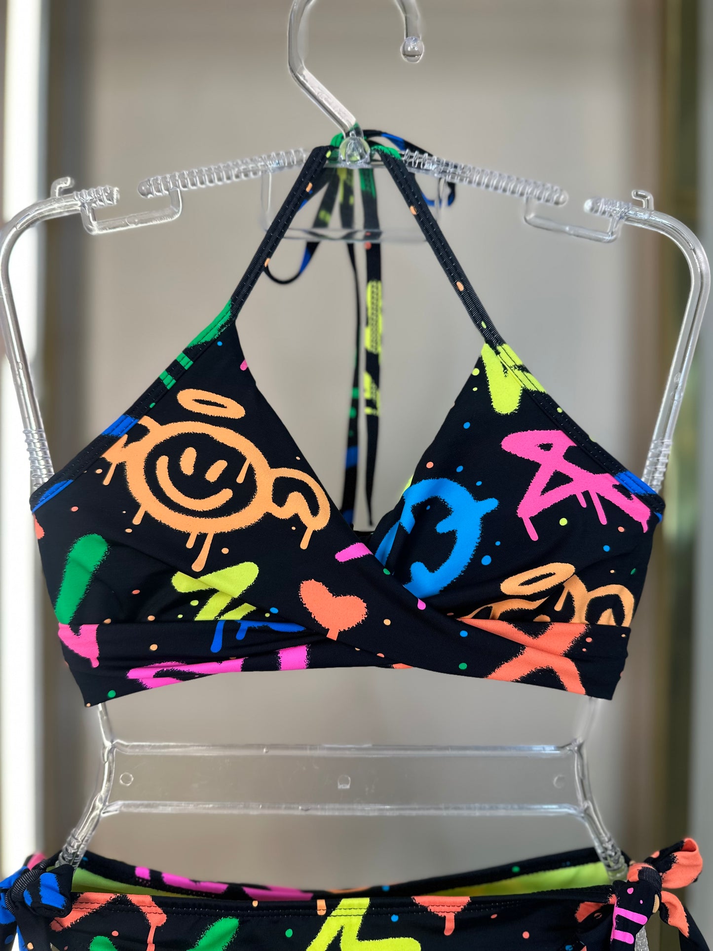 Biquíni Teen Faixinha Laura Grafite - Siri Kids