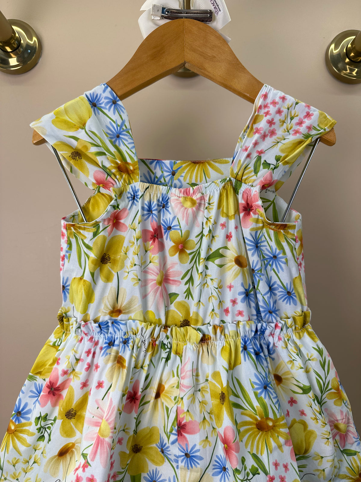 Vestido Infantil Tricoline Estampa Floral - Animê
