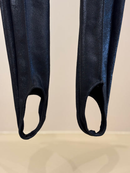 Calça Infantil Montaria com Pezinho Preta - Animê