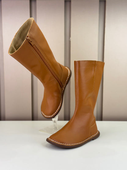 Bota Infantil Couro Pluie Nut - Petit Cheval