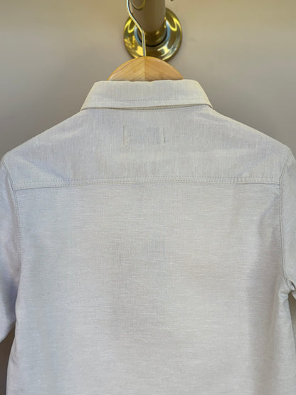 Camisa Infantil Social Oxford Bege - Dame