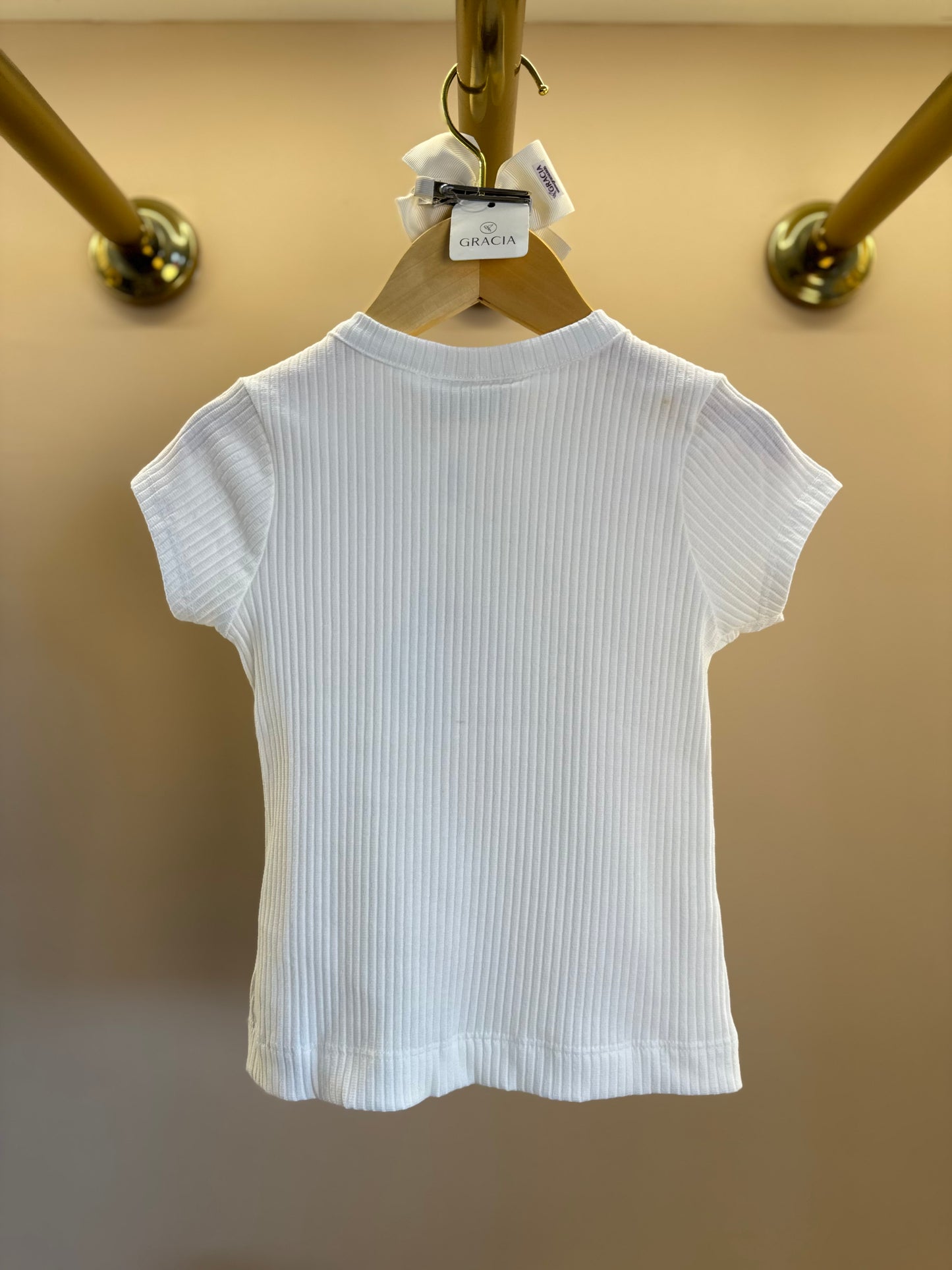 Blusa Infantil Essentials Canelada Off White - Animê